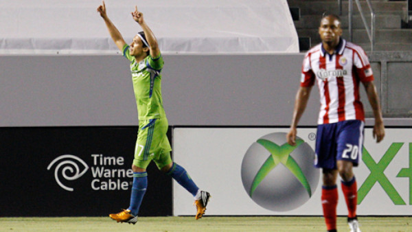 Mario Martínez debuta en goleada del Seattle Sounders
