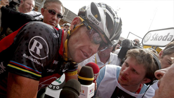Armstrong se despidió del Tour