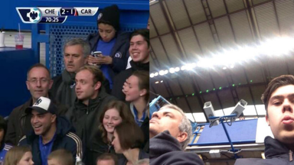 Mourinho fue expulsado y vivió triunfo del Chelsea como aficionado