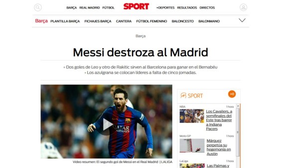 ¡No perdonan al Madrid! Así habla la prensa internacional del Clásico