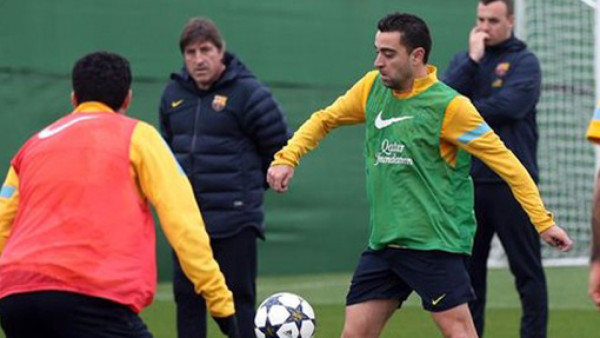 Xavi Hernández vuelve a entrenar pensando en AC Milan