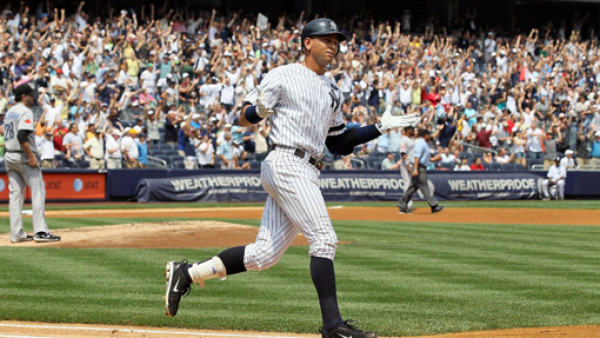 Alex Rodríguez logró su jonrón 600