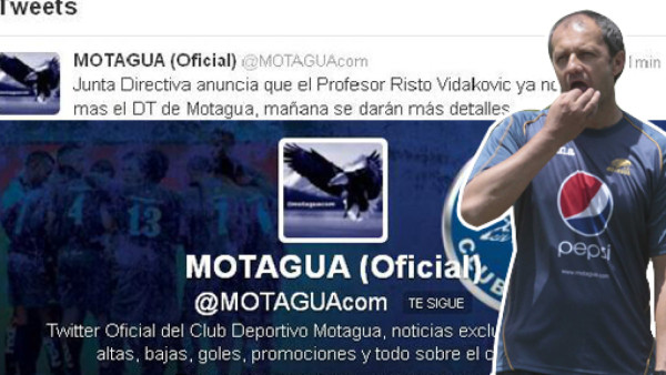 Motagua despide al técnico Risto Vidakovic
