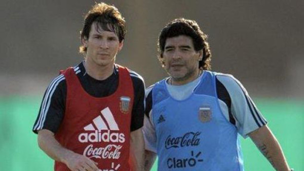 Messi considera un mito a Maradona
