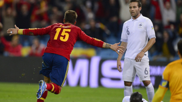 EN VIVO: Sergio Ramos tiene arriba a España sobre Francia.