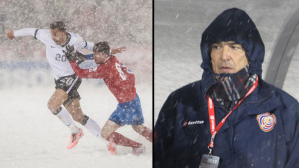 Pinto califica de 'insulto” permitir jugar el partido en la nieve