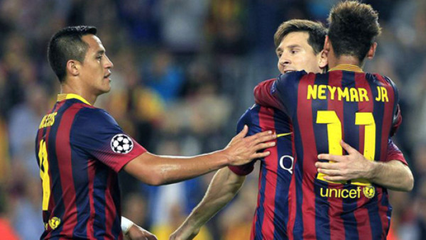 Messi revive en Champions ante el Milan