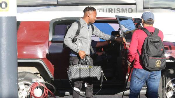 Kevin Álvarez llegando al punto de partida de donde salió Motagua rumbo a Comayagua.