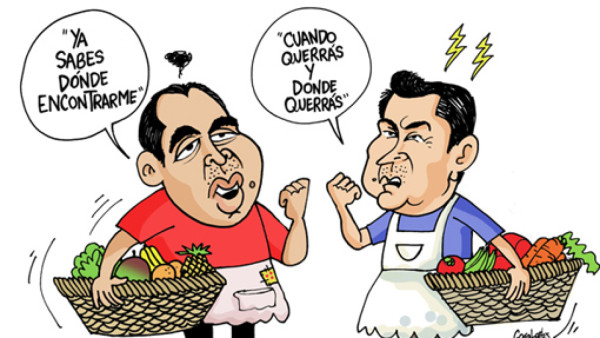 Edwin Pavón y Nahún Espinoza se retan en vivo