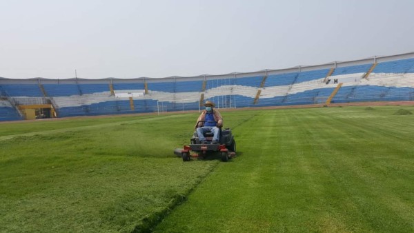 ¡El césped más verde! Así lucen los estadios de Honduras en esta cuarentena