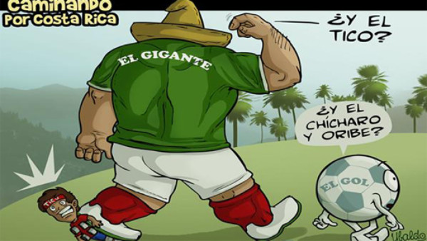 Otra caricatura en México dedicada a Costa Rica