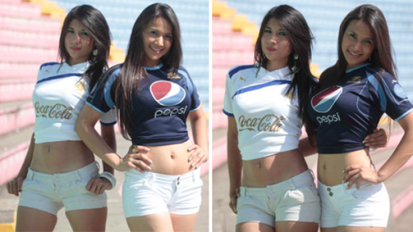 Belleza del Olimpia-Motagua en 180 grados