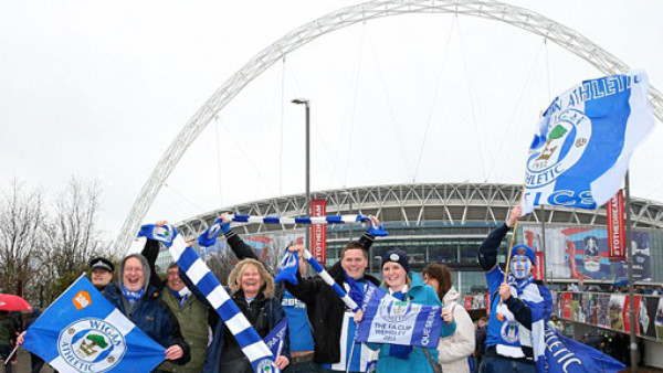 Wembley, la casa del fútbol donde Wigan sueña con hacer historia