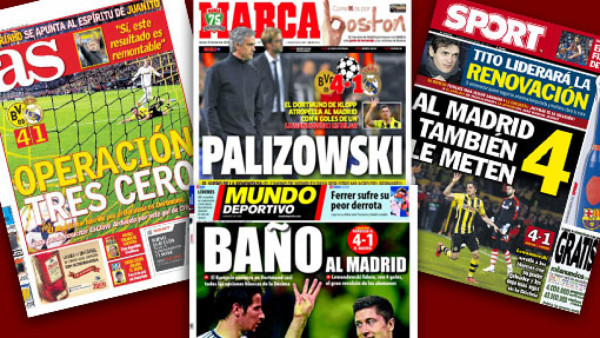 Prensa española critica a Real Madrid