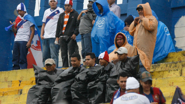El ambiente de la final en el Morazán
