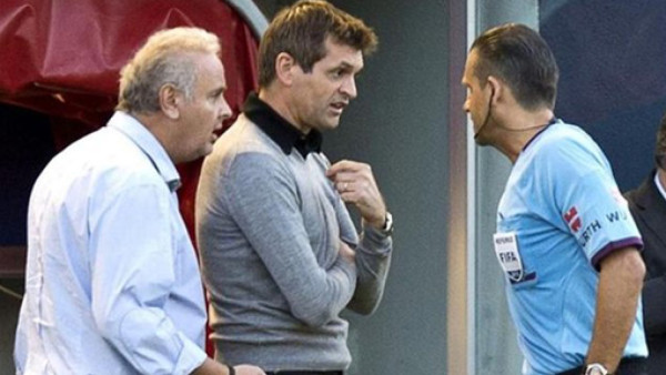 Tito Vilanova sufrió su primera expulsión con Barcelona