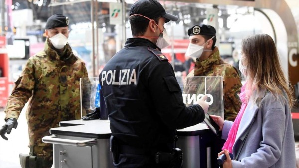 Italia: Por culpa del coronavirus, el futbolista danés Christian Eriksen quedó en la calle