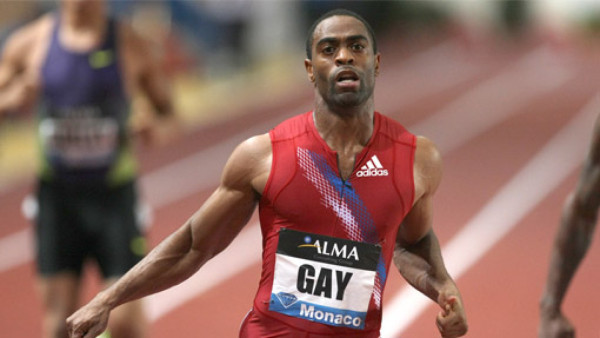 Gay aprovecha ausencias de Bolt y Powell