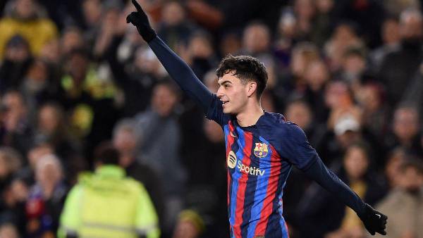 Pedri anotó el gol de la victoria para el Barcelona.