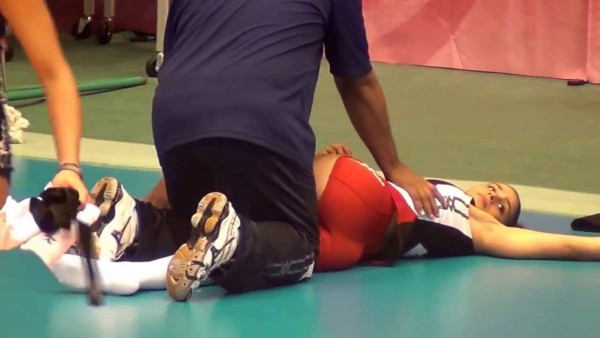 Las distracciones más candentes de la voleibolista dominicana Winifer Fernández en pleno partido