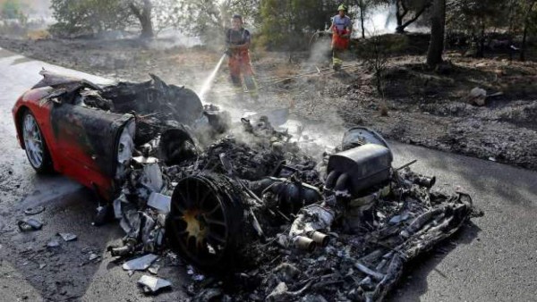 Los grandes jugadores del mundo que destrozaron sus autos de lujo