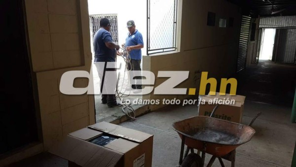 ¡A marcha forzada; así trabajan para pulir el estadio Morazán para el Honduras vs Costa Rica!