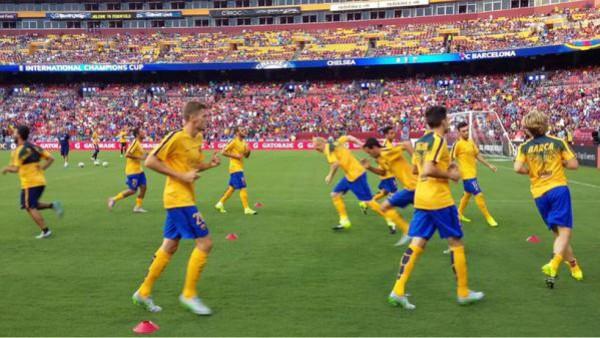 Las imágenes del Barcelona-Chelsea en Washington