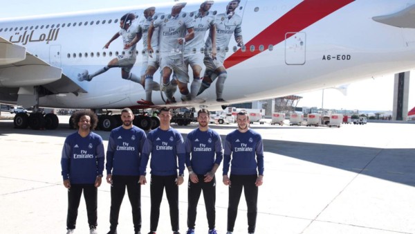 ¡ESPECTACULAR! Así es el nuevo avión del Real Madrid