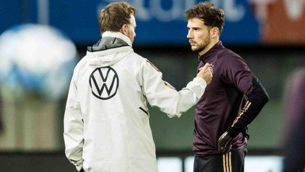 Nagelsmann no contaría con Goretzka para la Eurocopa 2024, informan desde Alemania.