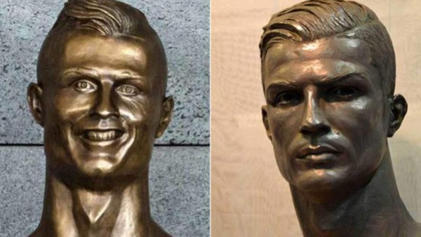 ¿CERO BURLAS AHORA? Cristiano ya tiene nuevo busto en aeropuerto de Madeira