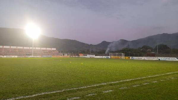 Escenario en Tocoa donde se desarrollará el partido entre Real Sociedad y Real España.