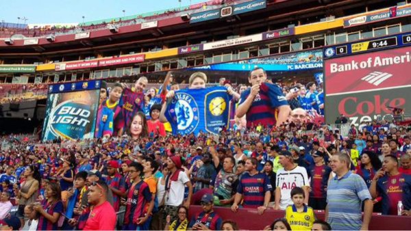 Las imágenes del Barcelona-Chelsea en Washington