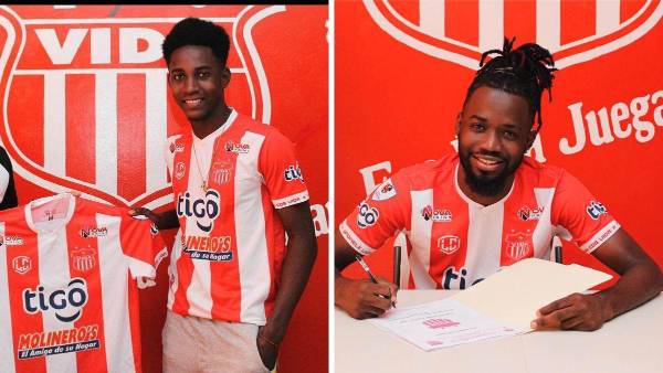 Yunny Dolmo y Geovanny Martínez son dos jugadores que vienen del Honduras Progreso.