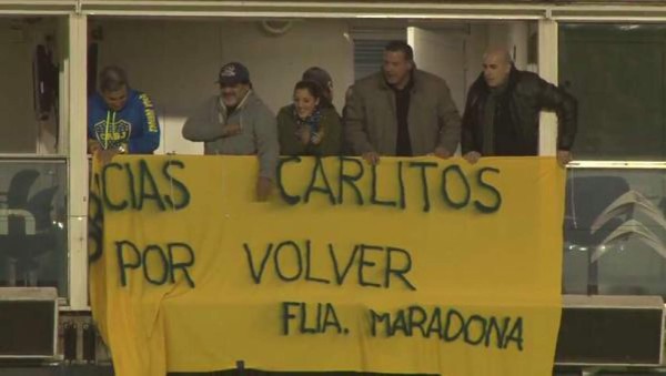 La 'Bombonera' explotó de alegría con Carlos Tévez