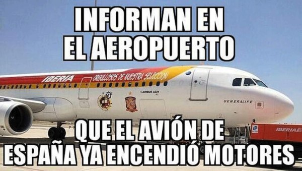 Los memes de España vs Chile.