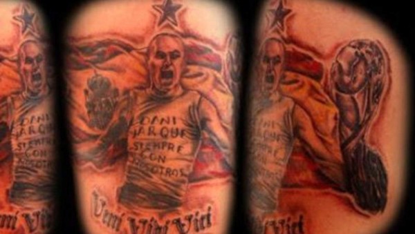 FOTOS: Los tatuajes más sorprendentes de los aficionados del fútbol
