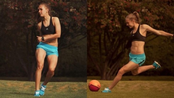 Fotos: Nicole Regnier, la espectacular futbolista colombiana que fue amenazada de muerte