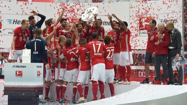¡El Bayern Munich celebró su título con victoria en Alemania!
