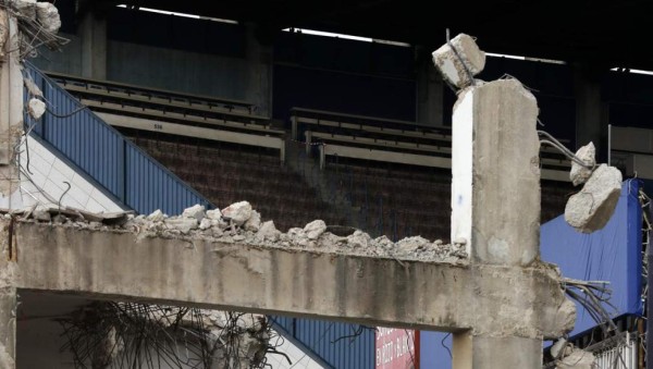 Nuevas y dolorosas fotos: Así avanza la demolición del estadio Vicente Calderón