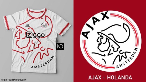 La del Barcelona está confirmada: Así serían las camisetas de fútbol si se inspiran en el escudo del club