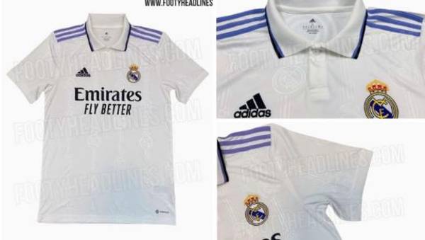 Esta será la primera equipación del Real Madrid para la temporada 2022-23.