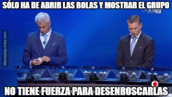 ¡Los imperdibles memes del sorteo de la Champions League!