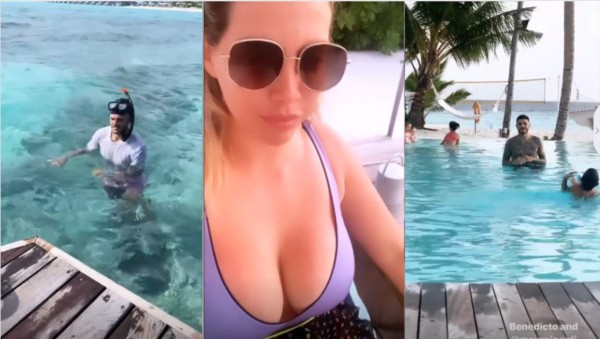 Wanda Nara luce su cuerpazo en las vacaciones navideñas con Icardi en las Maldivas