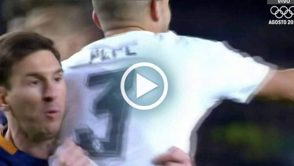 Video: La falta de Lionel Messi a Pepe que le da la vuelta al mundo