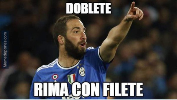 ¡Pobre Higuaín! Los memes del Juventus-Tottenham en Champions