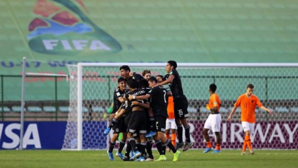 La locura de la selección Sub-17 de México tras clasificar a la final del Mundial de Brasil