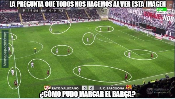 Luis Súarez, protagonista en los memes del Barcelona-Rayo Vallecano