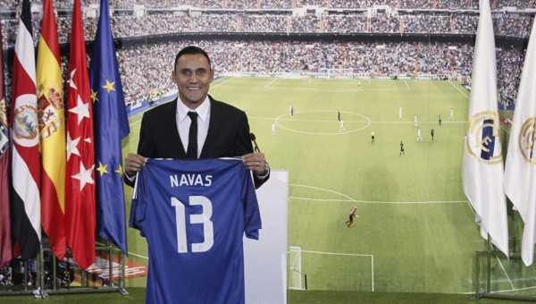 Keylor Navas fue presentado como portero del Real Madrid.