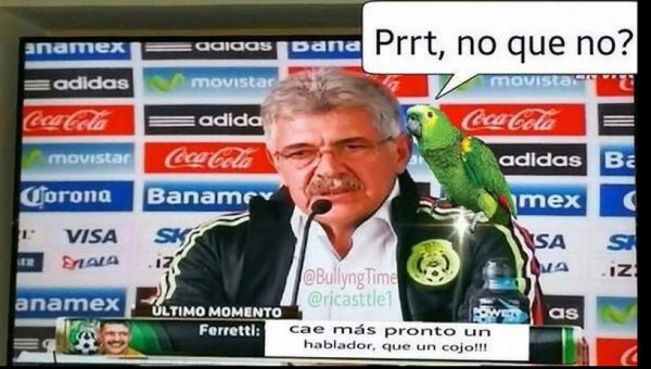 Los mejores memes de la presentación el Tuca como DT de México