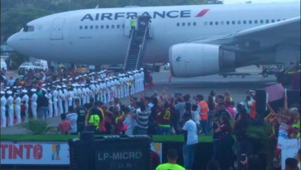 ¡Admirable! El espectacular recibimiento en Venezuela a su selección sub-20